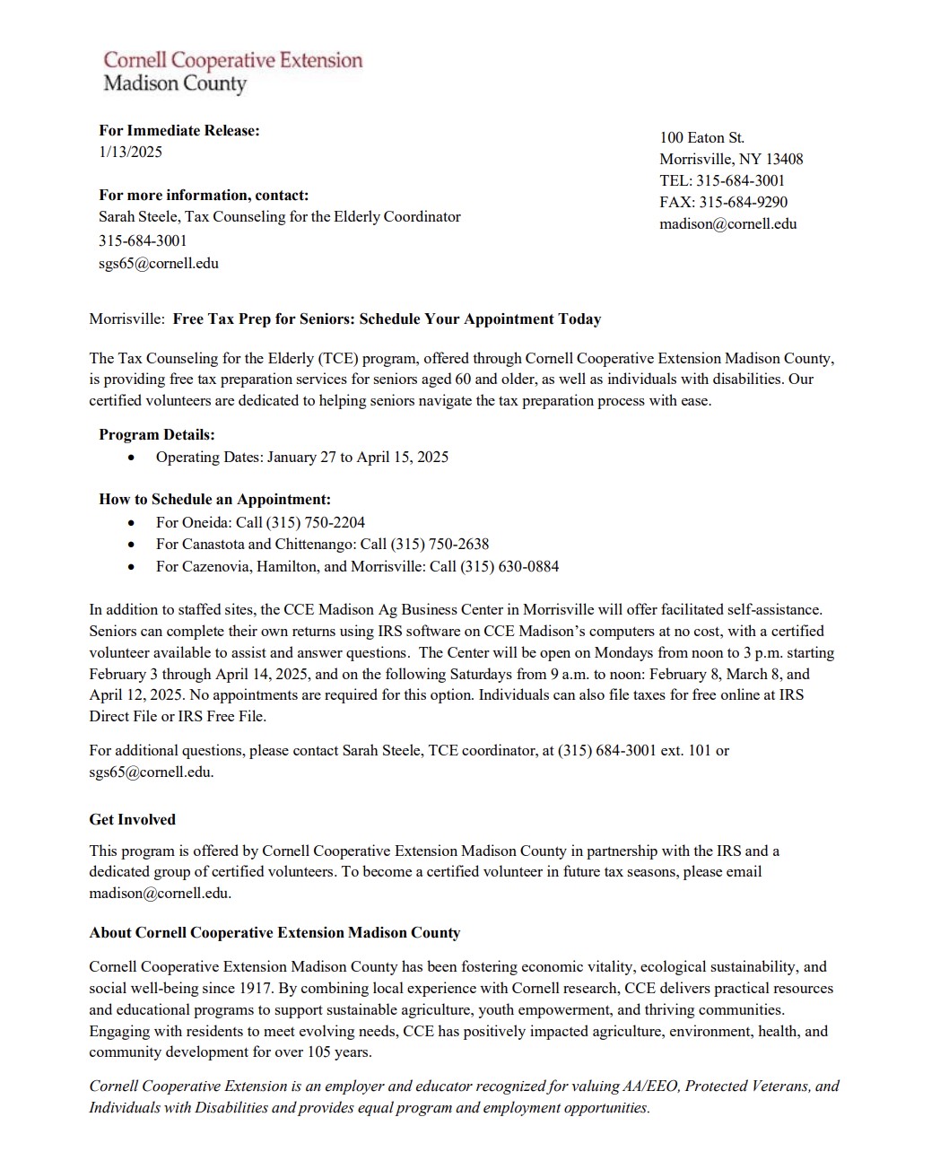 Tax Preparation for Seniors